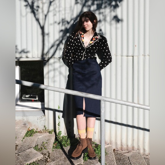 TACH CLOTHING FARAH HAND KNITTED WOOL CARDIGAN - Picture 13 of 14